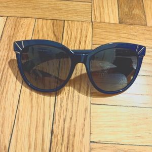 Tory Burch Navy Blue Sunglasses with case
